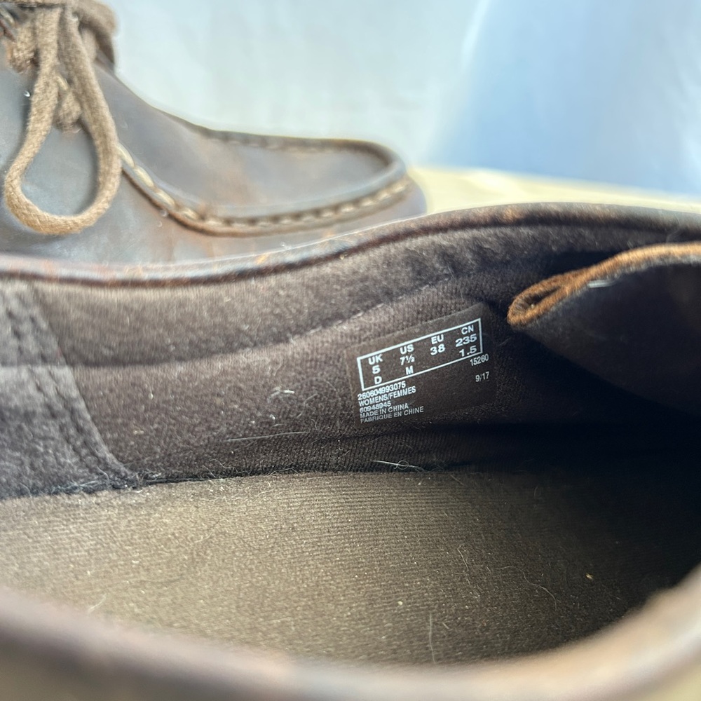 Clark’s Wallabee Ouled Brown Leather Women Size 7.5 - Picture 6 of 6